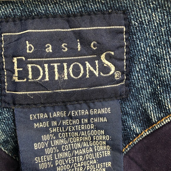 Vintage LosAngelesLakers Jean jacket XL men unisex - Picture 5 of 5